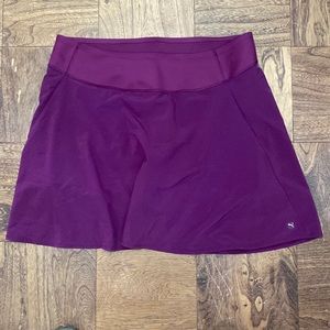 Plum golf skirt